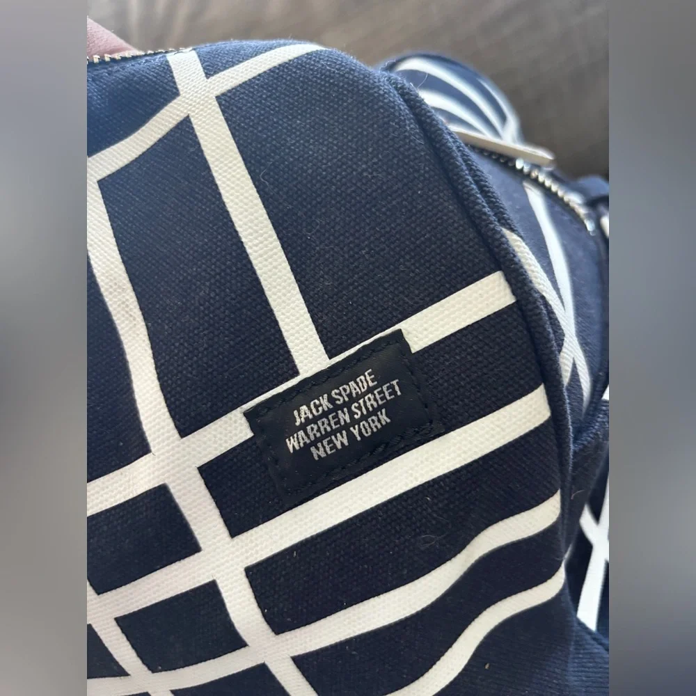 Jack Spade Limited Edition Ian Hundley Duffle Bag, Map of New York City Pattern.